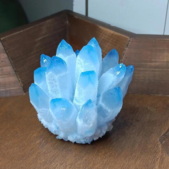 Blue Phantom Quartz cluster